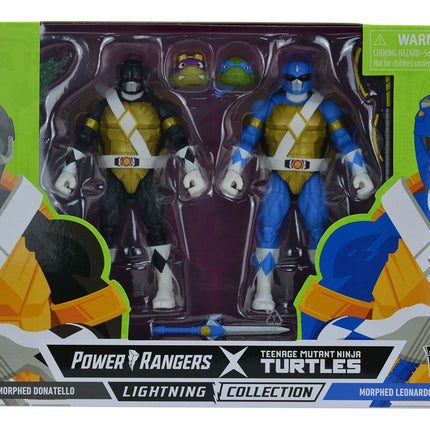 Kolekcja Power Rangers x TMNT Lightning Action Figures 2022 Morphed Donatello &amp; Morphed Leonardo