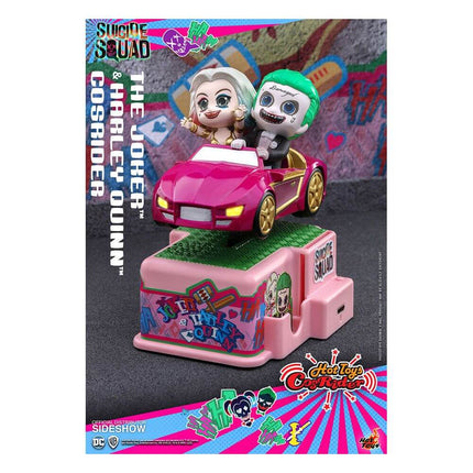 The Joker e Harley Quinn CosRider Mini Figure with Sound and Light Up  13 cm