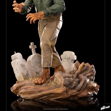 The Wolf Man 21cm Universal Monsters Deluxe Art Scale Statuetka 1/10