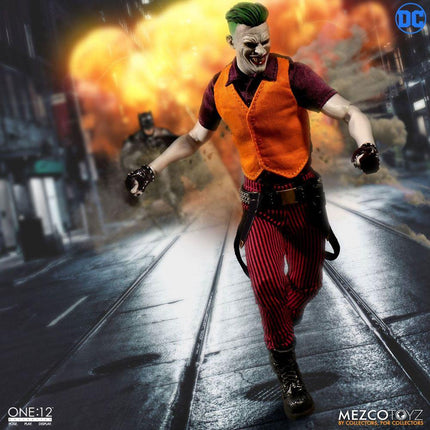 The Joker Clown Prince of Crime Edition Action Figure Mezco One 1/12 DC Comics 17 cm