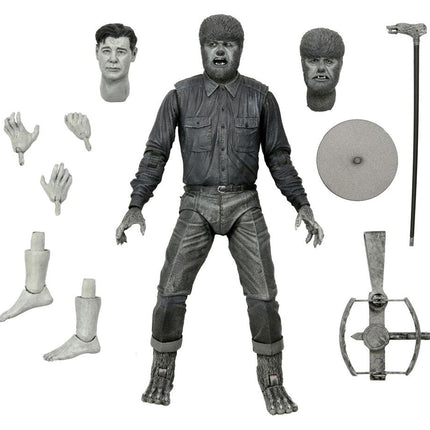 Universal Monsters Action Figure Ultimate The Wolf Man (Black & White) 18 cm NECA 04810