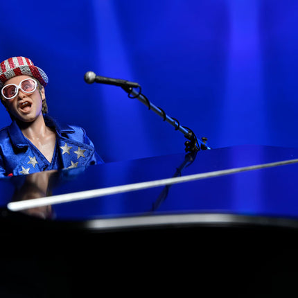 Elton John Figurka w ubraniu Live in '76 Deluxe Set 20cm NECA 18301