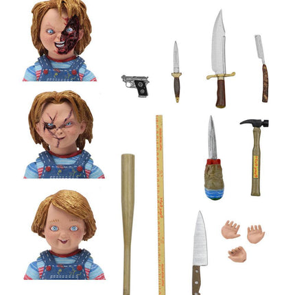 Chucky Ultimate 10cm Action figures La Bambola Assassina NECA (3948425052257)