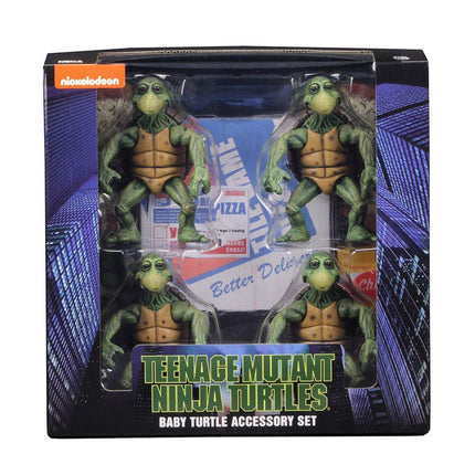 Teenage Mutant Ninja Turtles Action Figure TMNT 4-Pack 1/4 Baby Turtles 10 cm NECA 54064 (3948447694945)