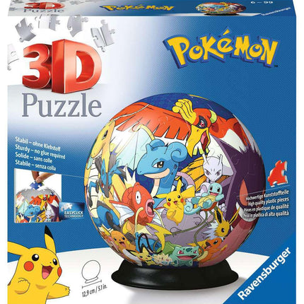 Piłka Puzzle 3D Pokémon (73 elementy)