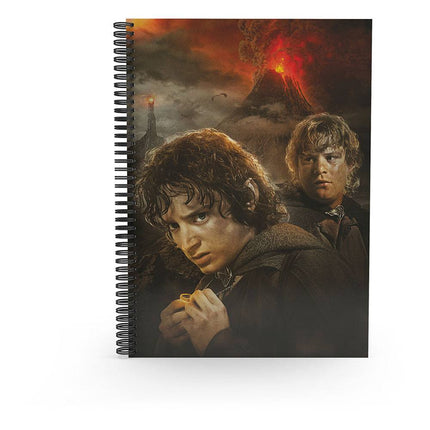 Notatnik Władca Pierścieni z efektem 3D Frodo i Sam A5