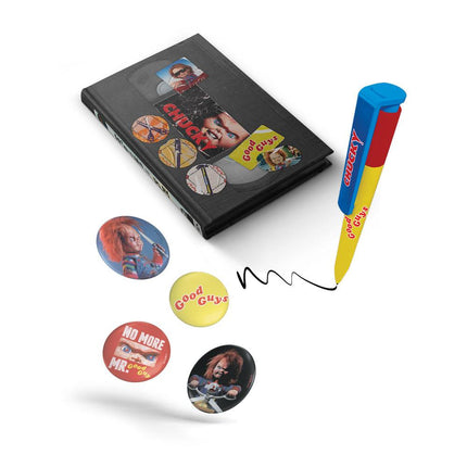 Chucky 6-Piece Stationery Set VHS Notebook and Pen