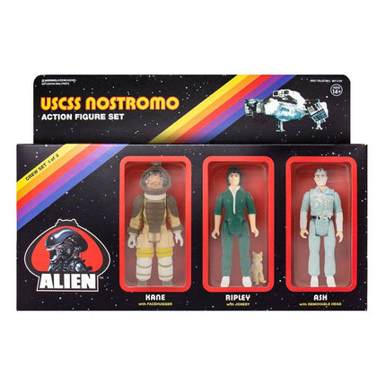 Alien ReAction Action Figure 3-Pack Pack A 10 cm - END FEBRUARY 2021