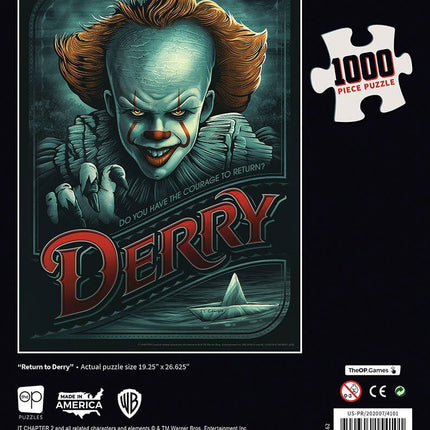 It Chapter Two Jigsaw Puzzle Return to Derry Pennywise (1000 elementów)